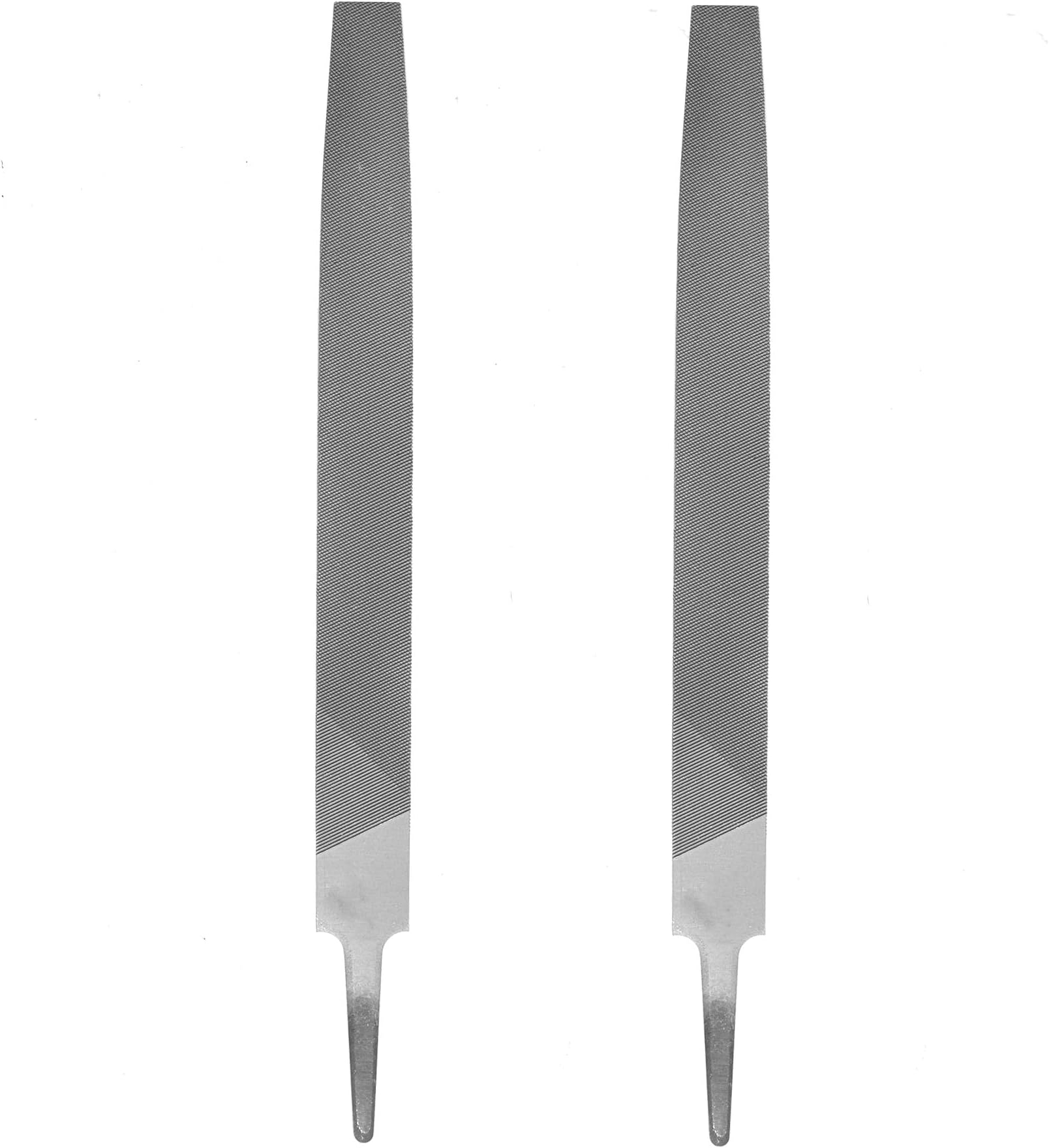 Axe File Sharpener 8-Inch 2PCS Set - Hardened Steel Flat Rectangular Mill/Smooth Cut Files for Sharpening Dull & Blunt Metal Axe Edges