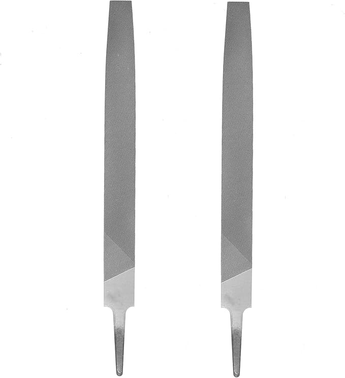 Axe File Sharpener Set 2PCS 8inch, SKZIRI Flat Metal Axe