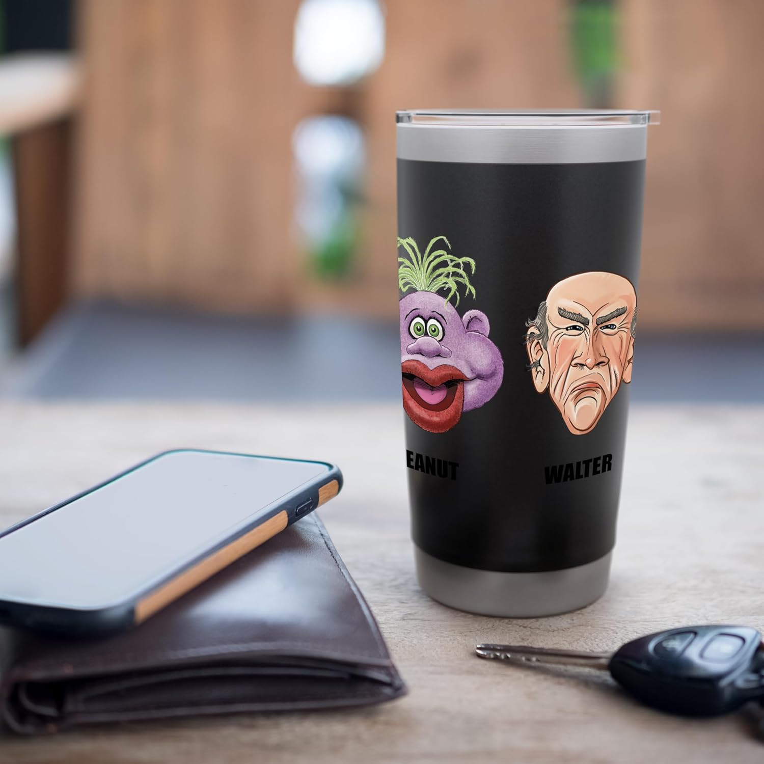 Jeff Dunham Full Gang Stainless Steel Insulated Tumbler - Image 7