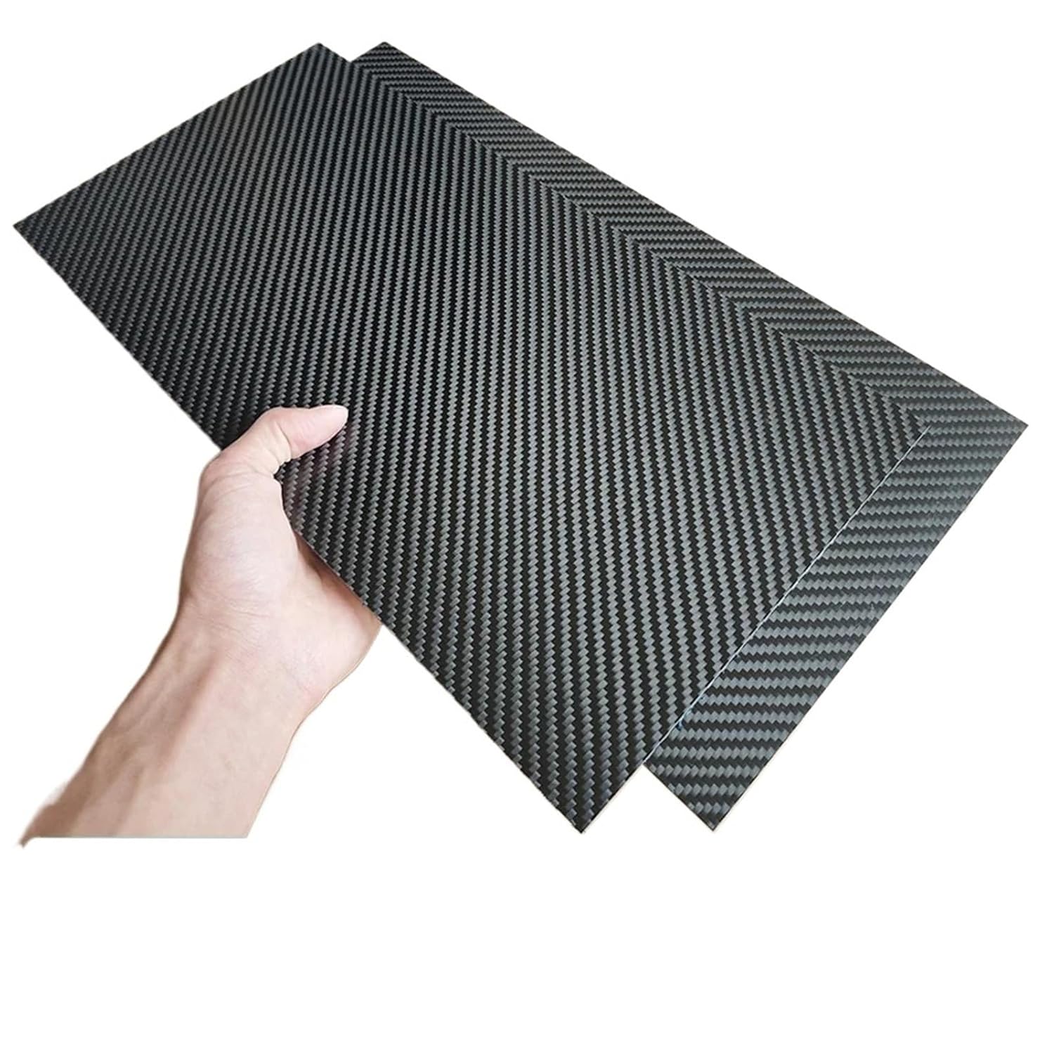 1PC 200x400mm 3K Pure Carbon Fiber Board Sheet High Hardness Composite Materials Laminate Plate Thickness 0.5-6mm(6.0mm Twill Matte)
