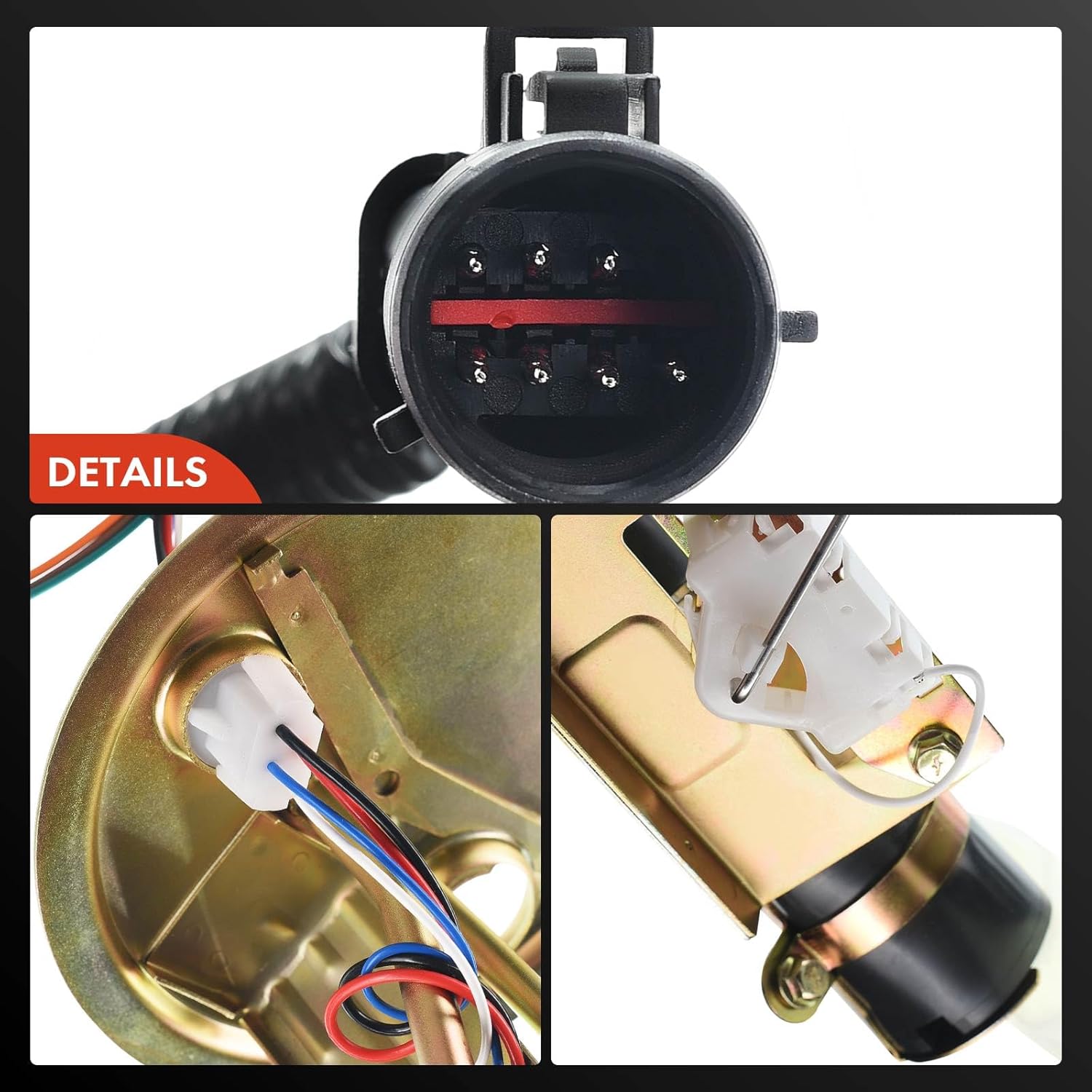 A-Premium Electric Fuel Pump Assembly with Sending Unit Compatible with Ford Expedition 1999 2000 2001 2002, V8 4.6L 5.4L, RWD, Standard Suspension