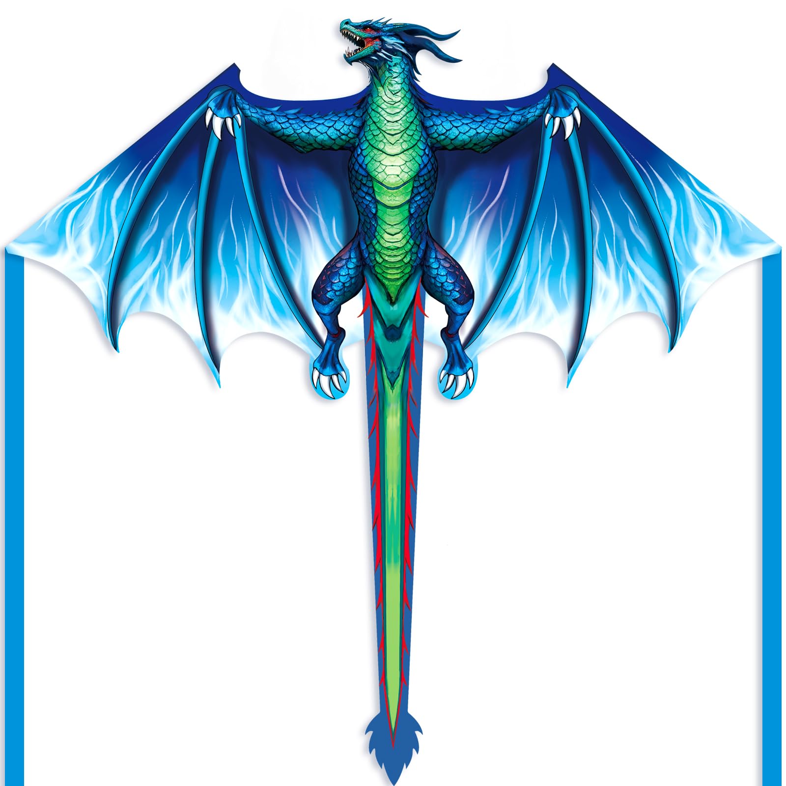 Large Kites for Kids Ages 4-12 Easy to Fly, Single Line Kite for Adults