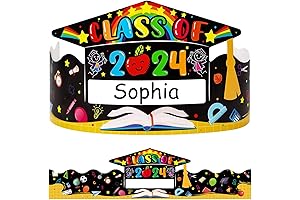 Color Pop Kids Kindergarten Graduation Cap 24-Pack