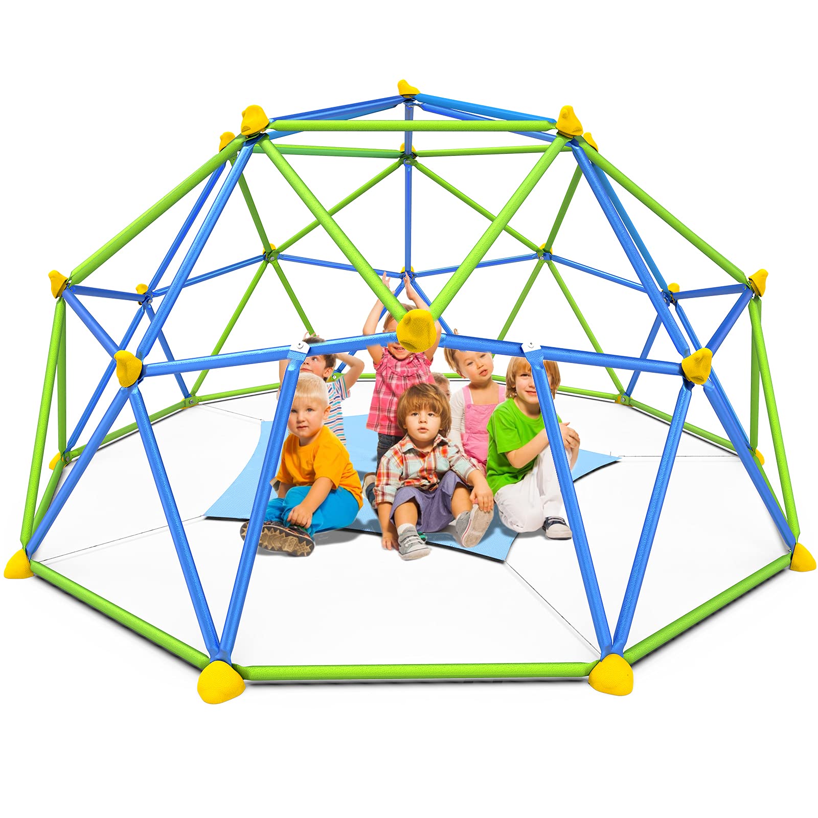 Buy GIKPAL Dome Climber with Canopy ,10FT Climbing Dome with Rust and