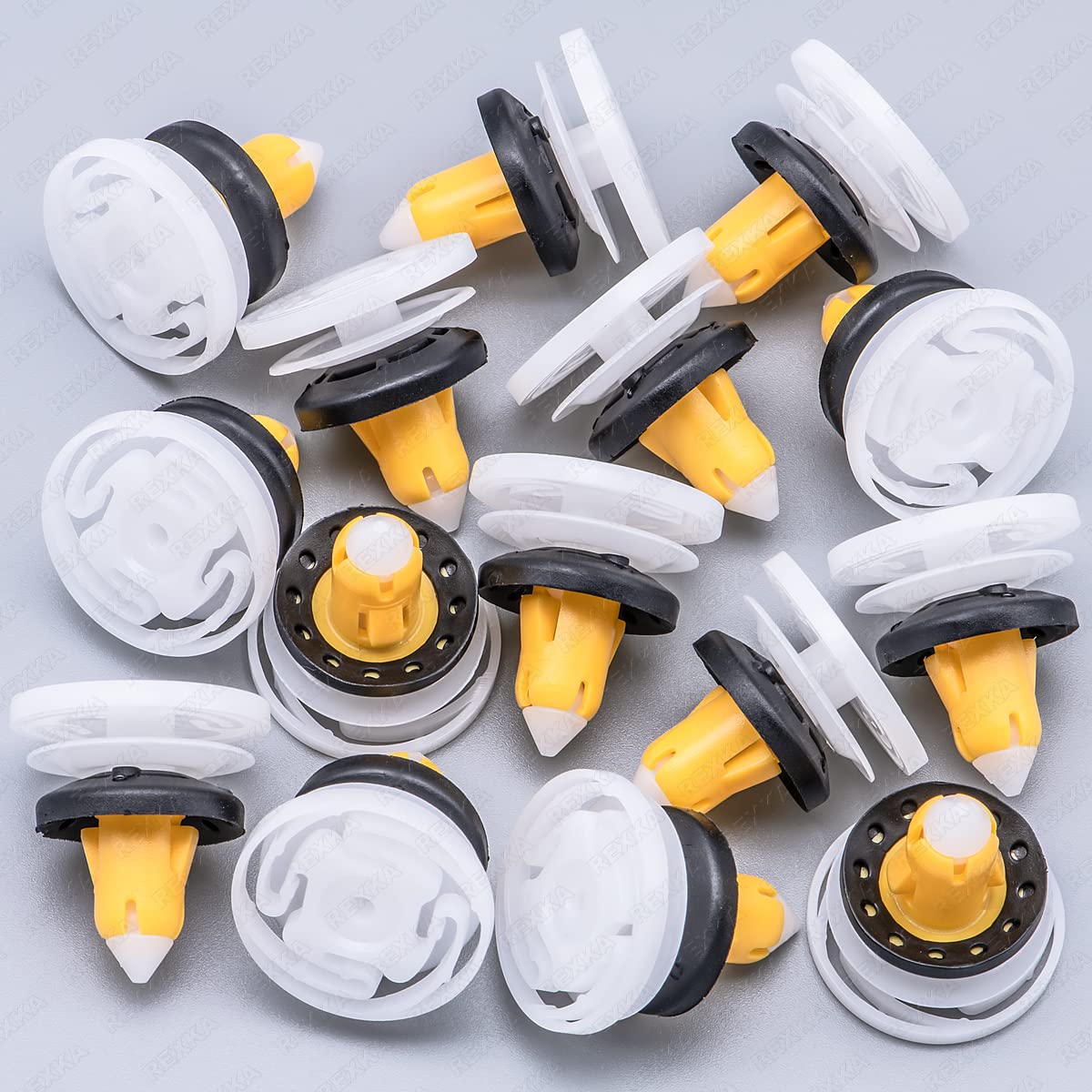 アクセサリー renren Rexka 15pcs Door Panel Retainer Clip Rivet Attaching Pin 6511618AA