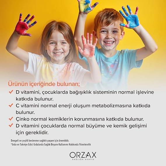 Orzax Ocean Smart Gummies Defence Çiğ. Jel Form 1 Adet (60'lı)