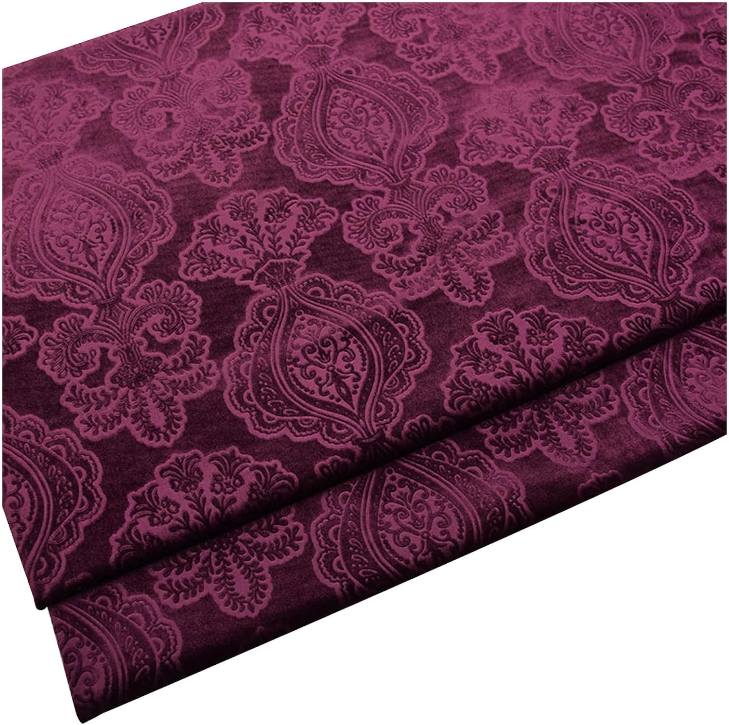 Lnn Velvet Fabric 150×100cm Floral Decorative for Furniture Upholstery, DIY Crafts, Curtain for Dressmaking, Art & Craft, Sewing