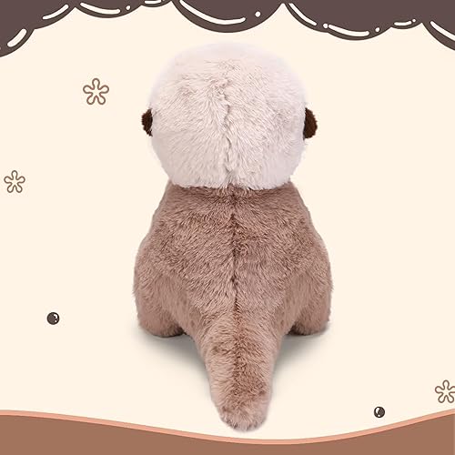 Miniatura 3 de Animales de peluche de nutria, lindo juguete de peluche de nutria suave, regalo para niños y niñas, 9.8 pulgadas de nutria marina de peluche