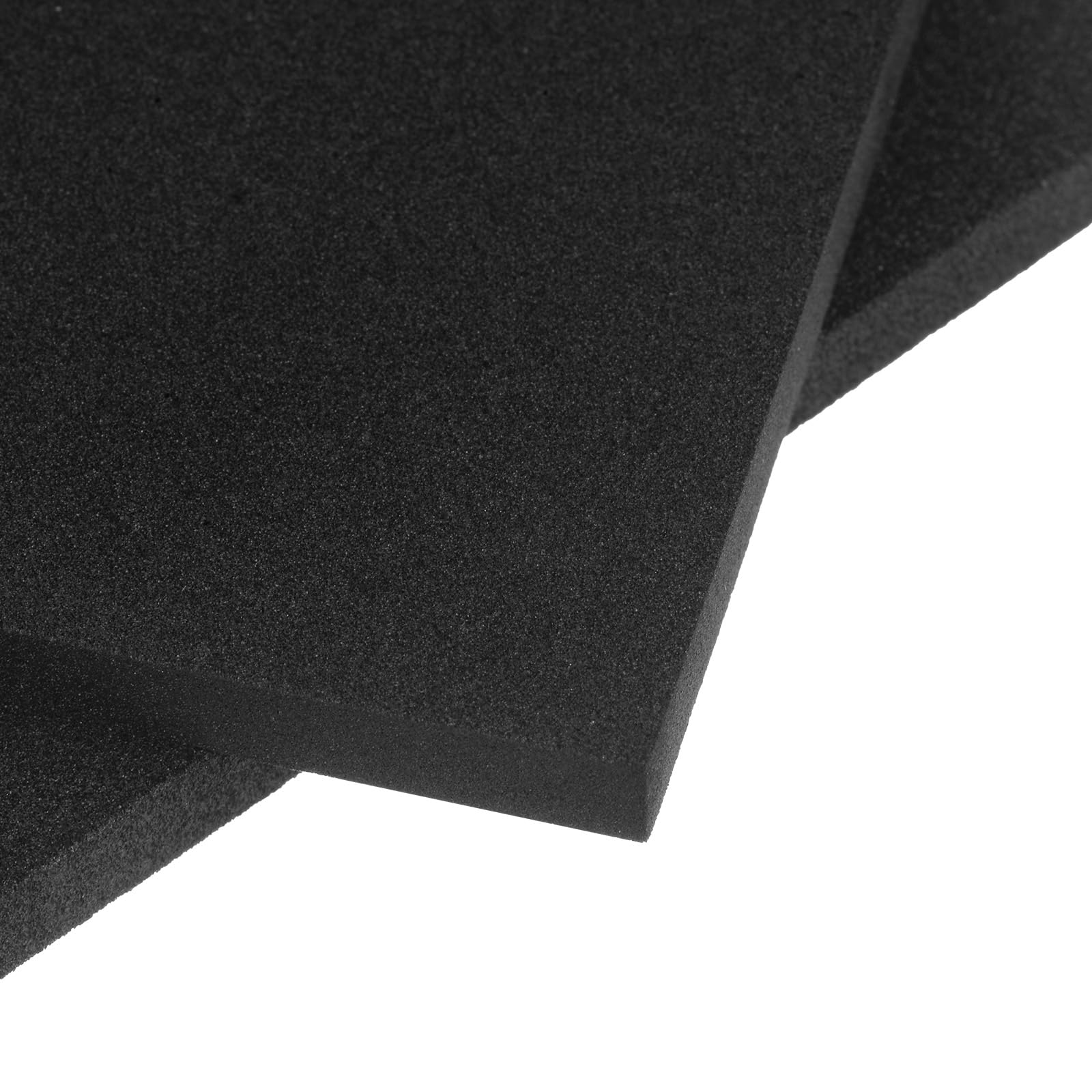 QUARKZMAN 8pz Fogli di Gomma EVA Adesiva 6,35mm Spessore 100mm Quadrato in Schiuma Neoprene Cuscinetti Antivibranti