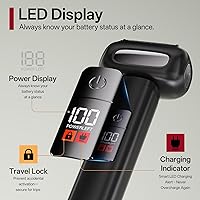 Vista 4 de PRITECH Electric Foil Shaver for Men, Electric Razor for Men Face, Skin-Friendly Design, Wet & Dry Waterproof, Easy Clean, Rechargeable LED Display