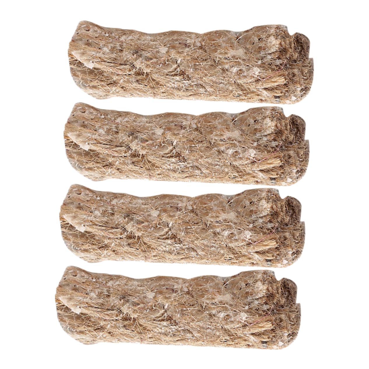 BRIGHTFUFU Fire Starting Rope Set 4pcs Jute Ropes for Camping Outdoor BBQ Fire Pit Survival Wick Simple Design Practical Use