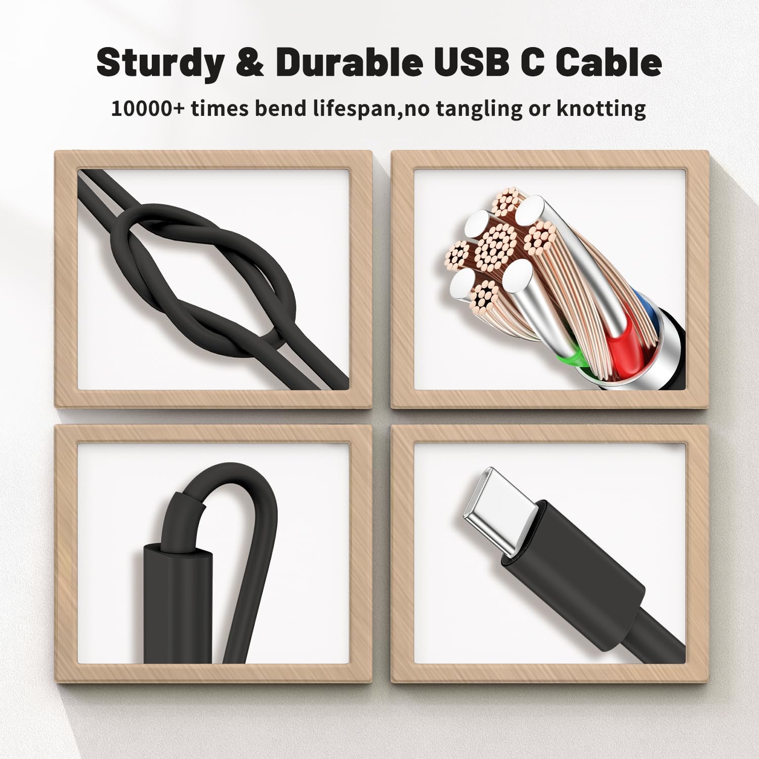 45W Dual Port Super Fast Charger with Long USB C to C Cable 10ft,Type C Wall Charger Block and Android Phone Charging Cord for Samsung Galaxy S26 Plus/S25 Ultra/S25+/S24+/S23+/S22+/S21/S20/Note 20/10+