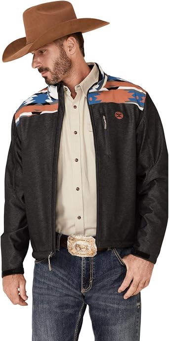 Hooey Men's Hooey Charcoal Southwestern 