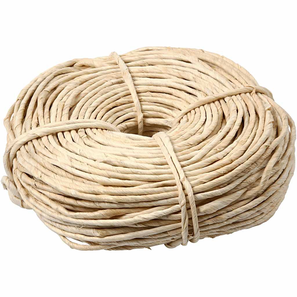 Maize string, W: 3,5-4 mm, natural, 500 g