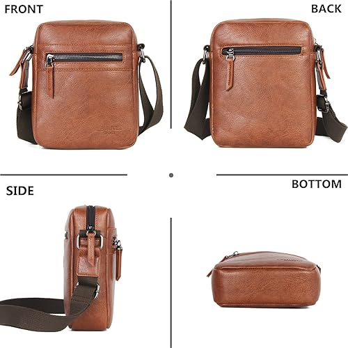 Miniatura 9 de SmallMedium Crossbody bag for men shoulder bag mens purse satchel leather messenger bag gift man