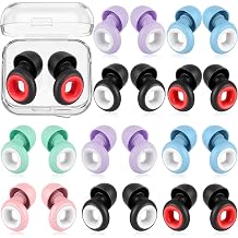 Tellegloww 10 Pairs Ear Plugs for Sleeping 30db Reusable Silicone Ear Plug