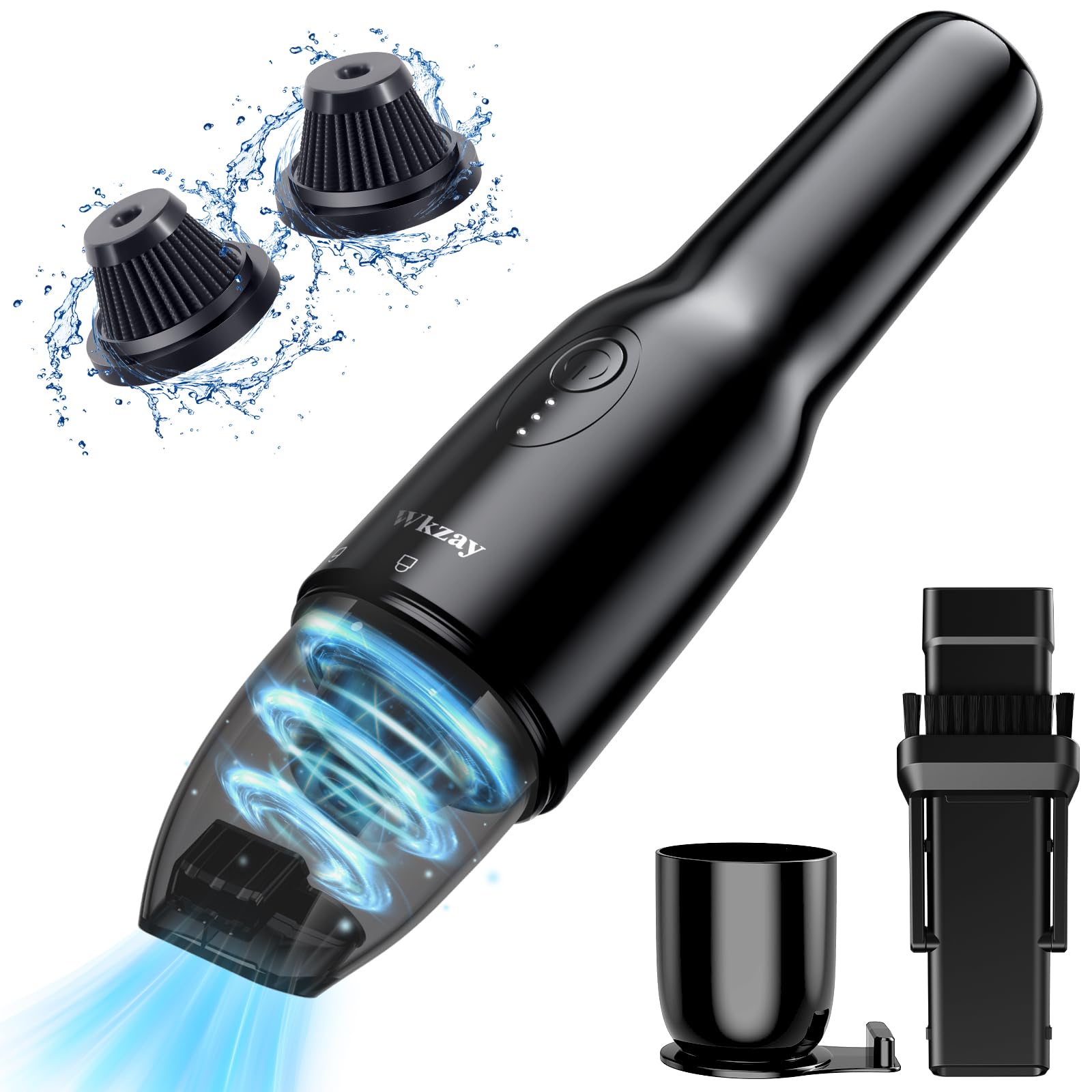 Cordless Handheld Vacuum Cleaner - 16000 Pa Suction, Brushless Motor, Lightweight & Portable Cleaning for Home, Car - Pet Hair Vacuum