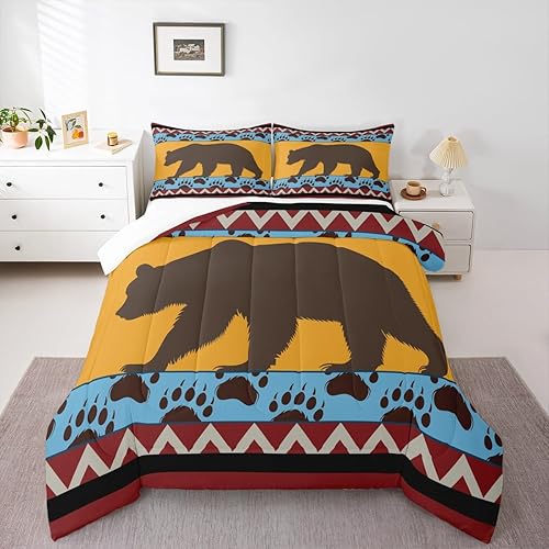 Miniatura 9 de Castle Fairy Lodge - Juego de edredón de cabaña, ciervo salvaje, alce, silueta de animal, para niños, adolescentes y adultos, juego de ropa de cama