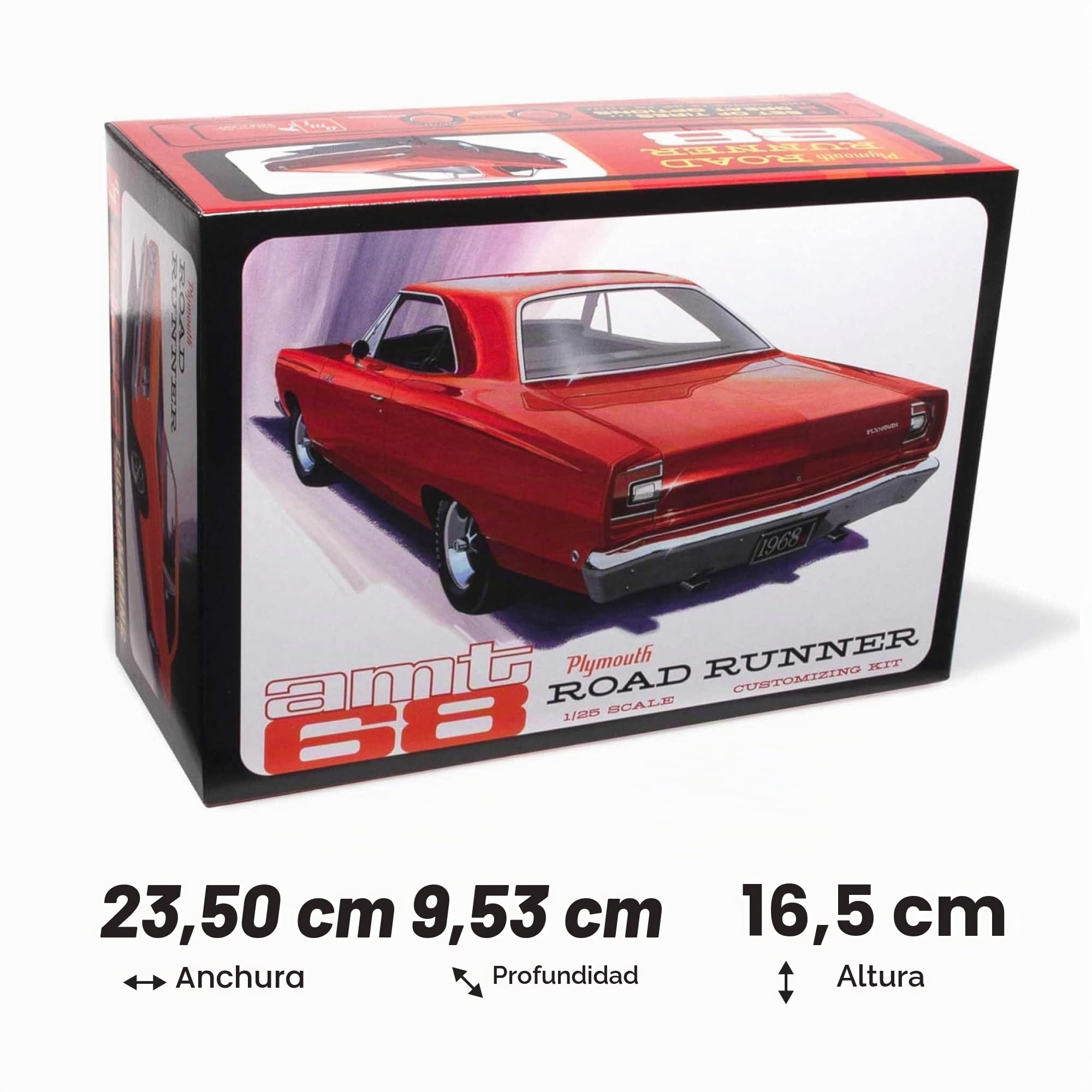 AMT 1968 Plymouth Road Runner - Kit de personalización de plástico