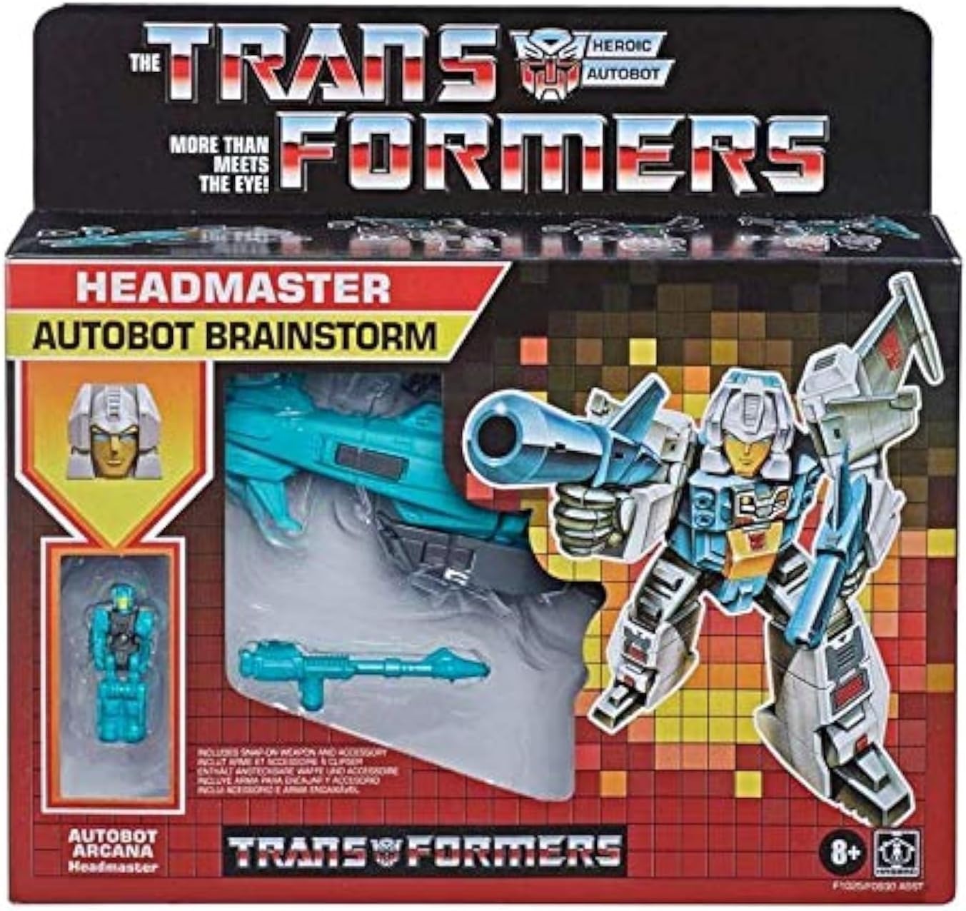 2021 Modern Figure in Retro Packaging Autobot Headmaster Brainstorm with Arcana