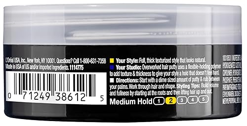 Miniatura 5 de Masilla para el cabello con exceso de trabajo LOréal LOréal Studio Line 17 onza