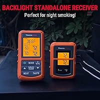 Vista 9 de ThermoPro TP20 500FT Wireless Meat Thermometer with Dual Meat Probe, Digital Cooking Food Meat Thermometer Wireless for Smoker BBQ Grill Thermometer