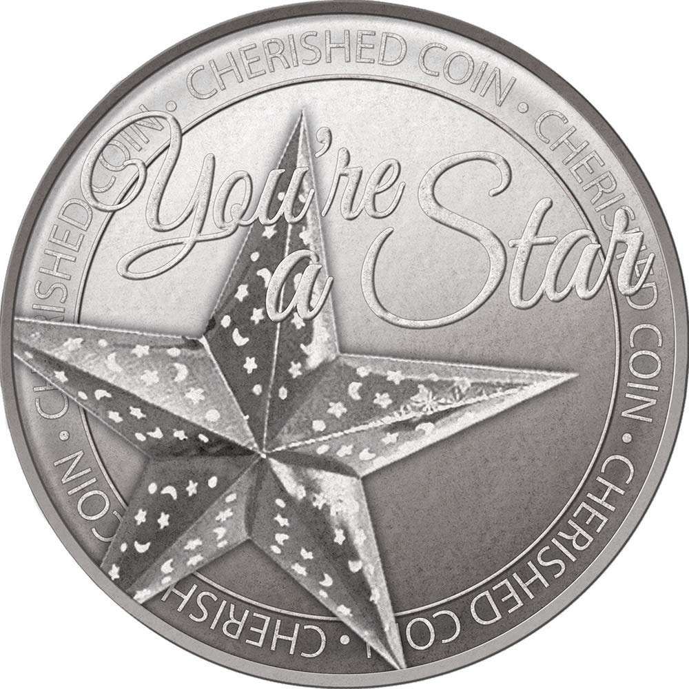 SensationsYou're a Star Cherished Lucky Coin Engraved Message Keepsake Gift