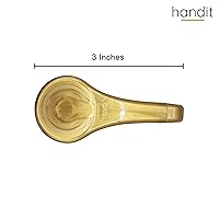 Vista 8 de HANDIT - Bombas para jarabe de café dorado Se adapta a botellas de plástico de 25.4 oz/750 ml Torani, Skinny, Davinci y Monin de 33.8 oz No se
