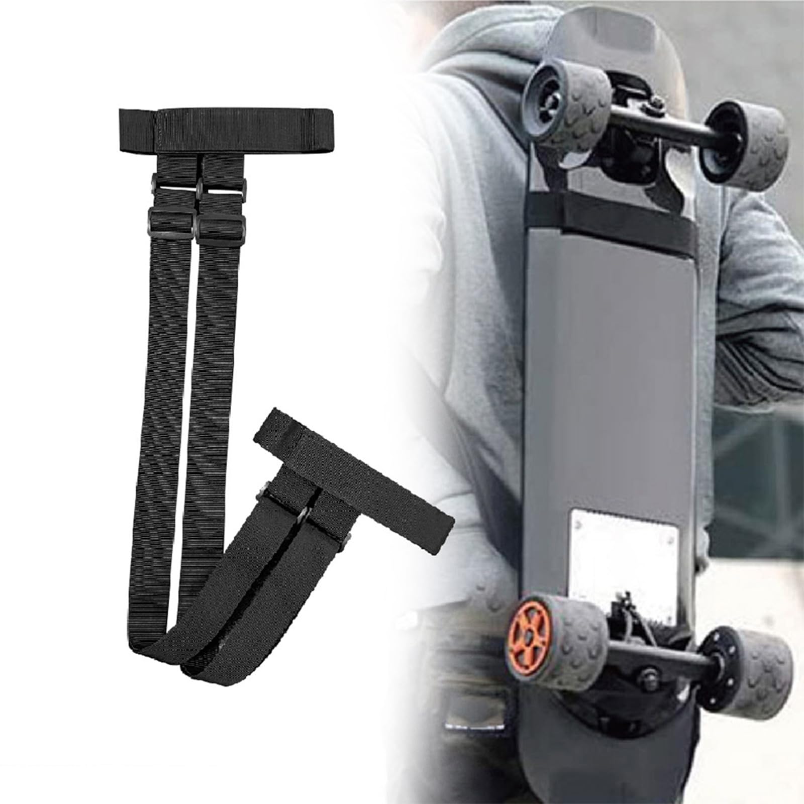 Sangles de transport pour skateboard pour un transport facile