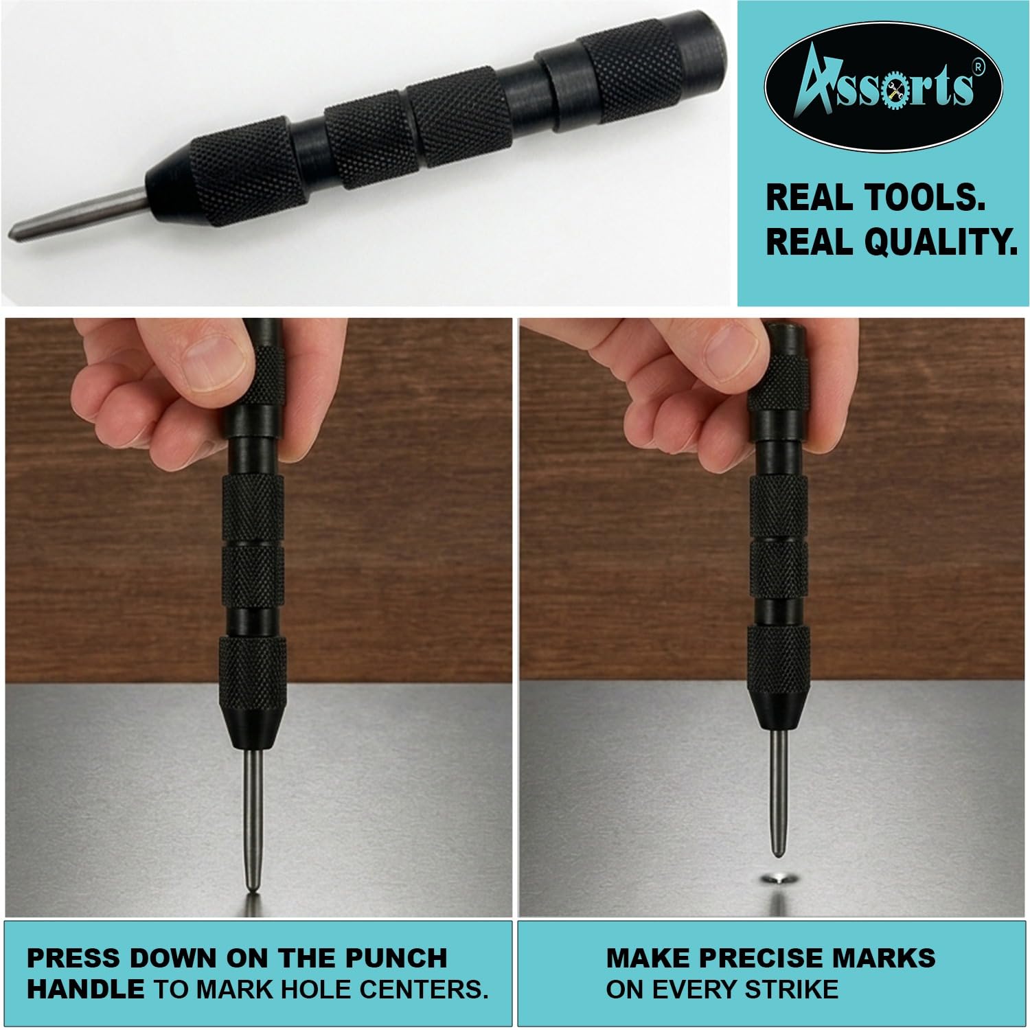 Quality Automatic Center Punch-Adjustable Force (Medium Duty)