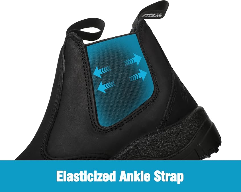 Slip on Chelsea Composite Toe Safety Work Boots for Men Women