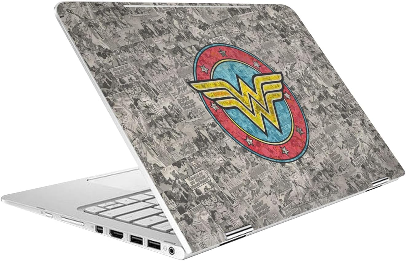 Head Case Designs Officially Licensed Wonder Woman DC Comics Vintage Collage Comic Book Cover Vinyl Sticker Skin Decal Cover Compatible with HP Spectre Pro X360 G2