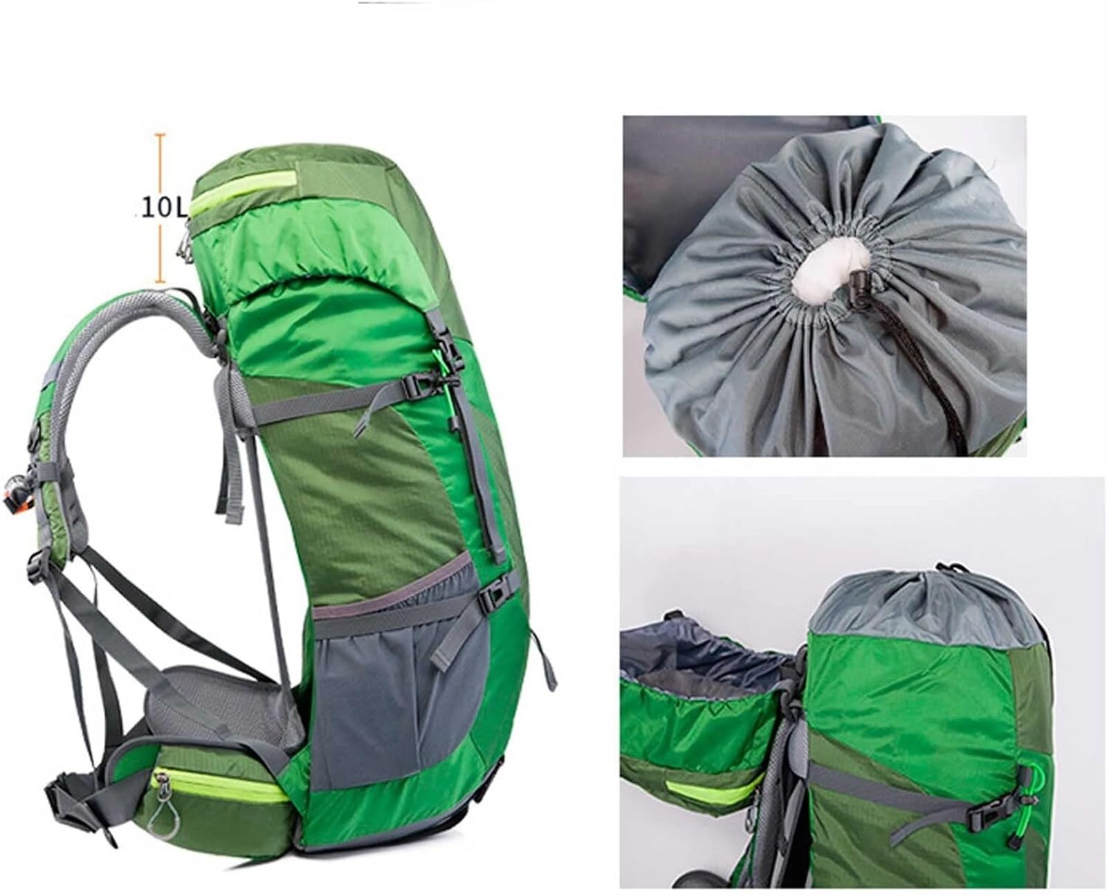 Plecak Turystyczny Plecak Trekkingowy Lekki Plecak Turystyczny O Pojemności 55 Litrów, Unisex, Wodoodporny, Wodoodporny, Podróżny Torba Alpinistyczna