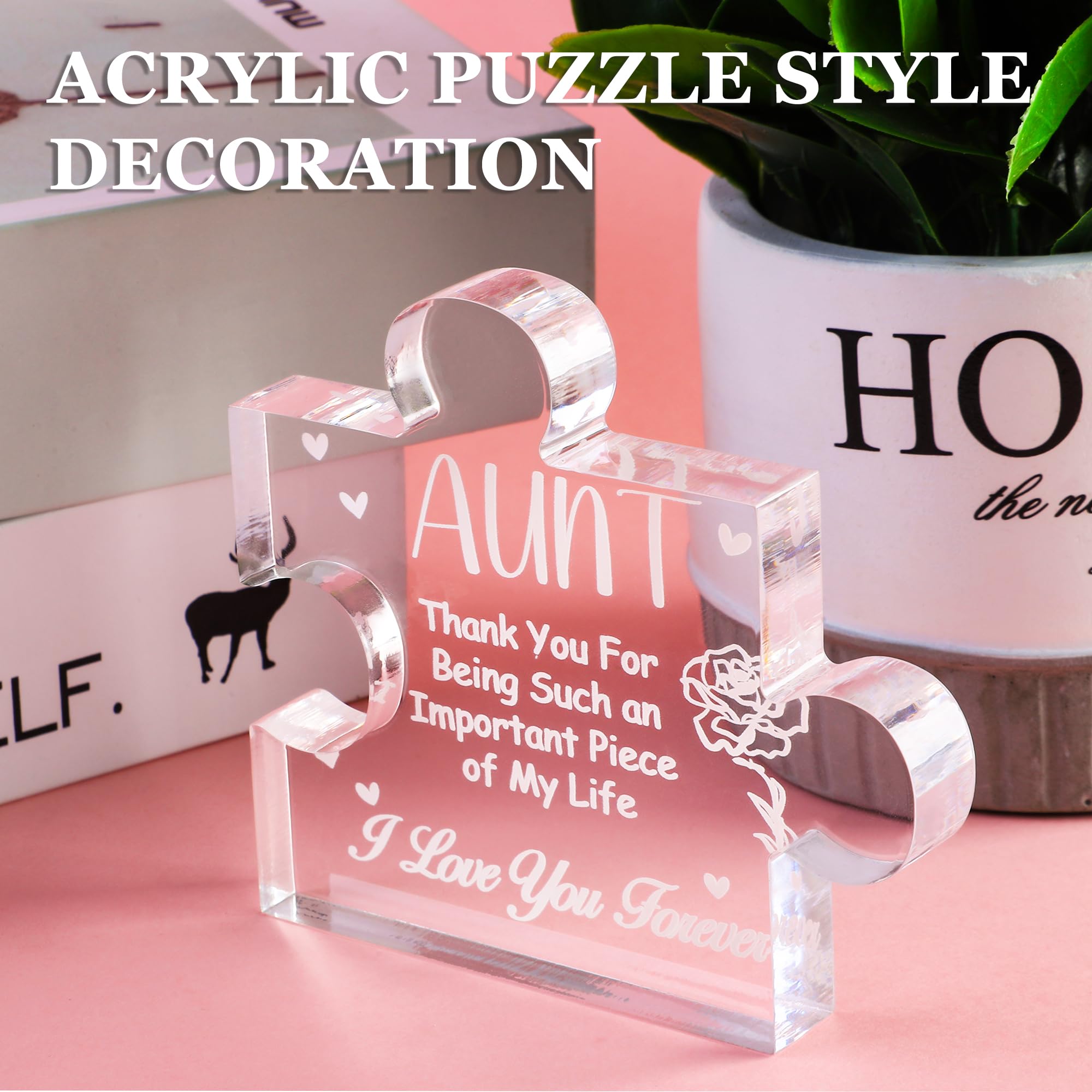 Acryl Puzzle Block Geschenk Für Onkel – Mit Personalisierter Nachricht, Deko Für Zuhause