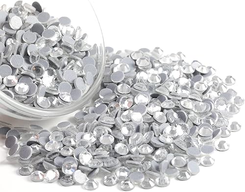 Miniatura 4 de 6000 diamantes de imitación termoadhesivos a granel, diamantes de imitación transparentes para manualidades y ropa, cristales termoadhesivos para