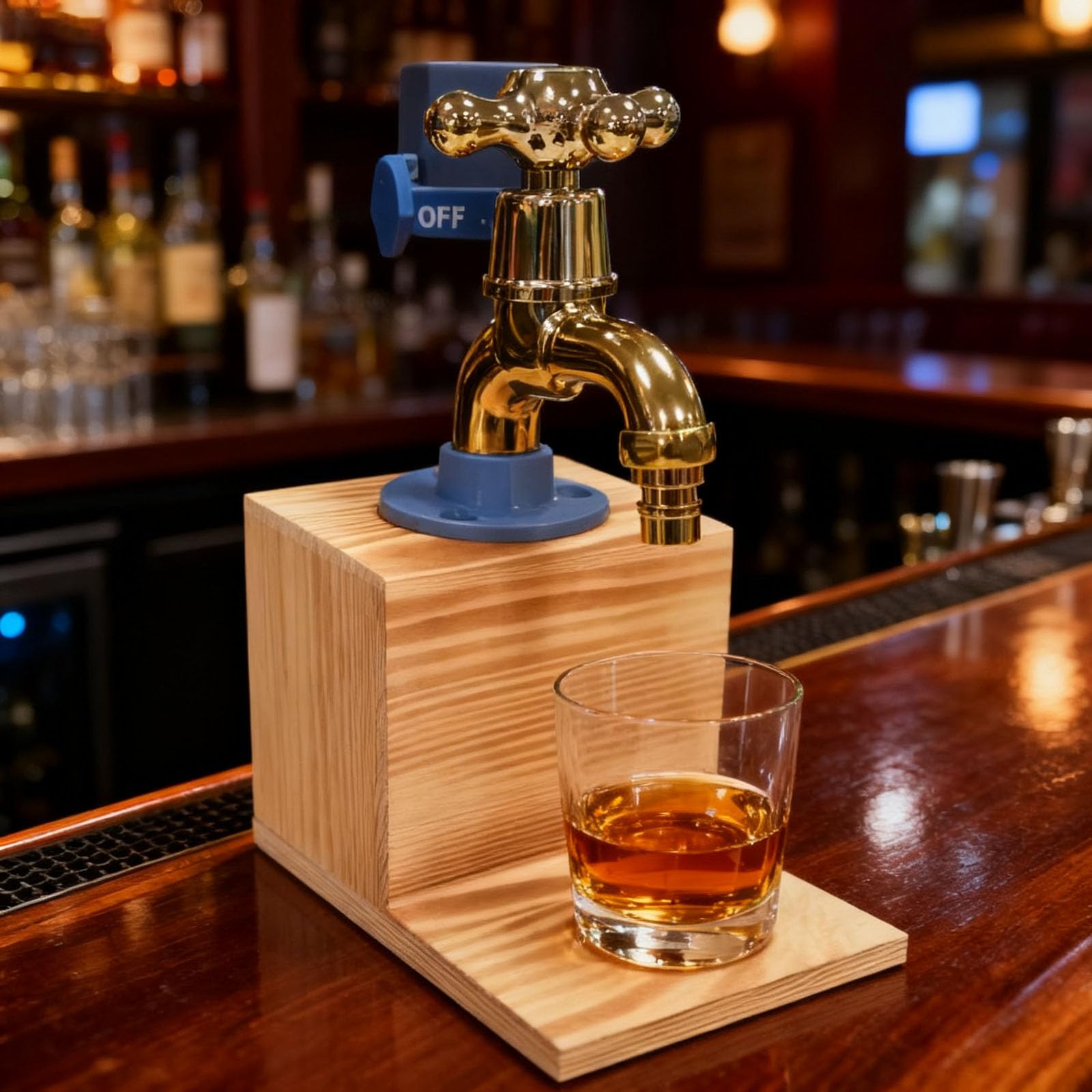 Distributeur whisky et accessoires de bar pour homme et grand-père