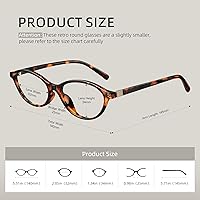 Vista 6 de Gafas de luz azul para mujer - Gafas de bloqueo de luz azul con marco ovalado pequeño de moda para juegos/computadora