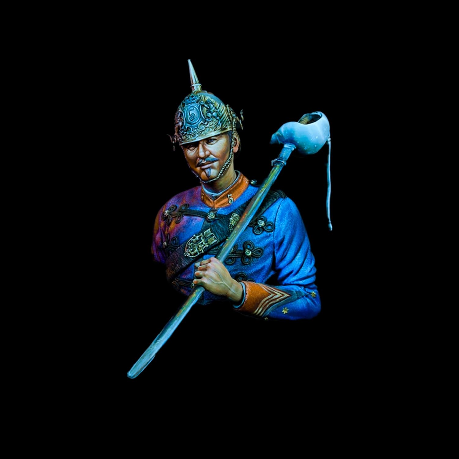 TRUEGRIS 1/10 Ancient European Warrior Resin Bust Model Kit Unpainted and Unassembled //u7f6Z64