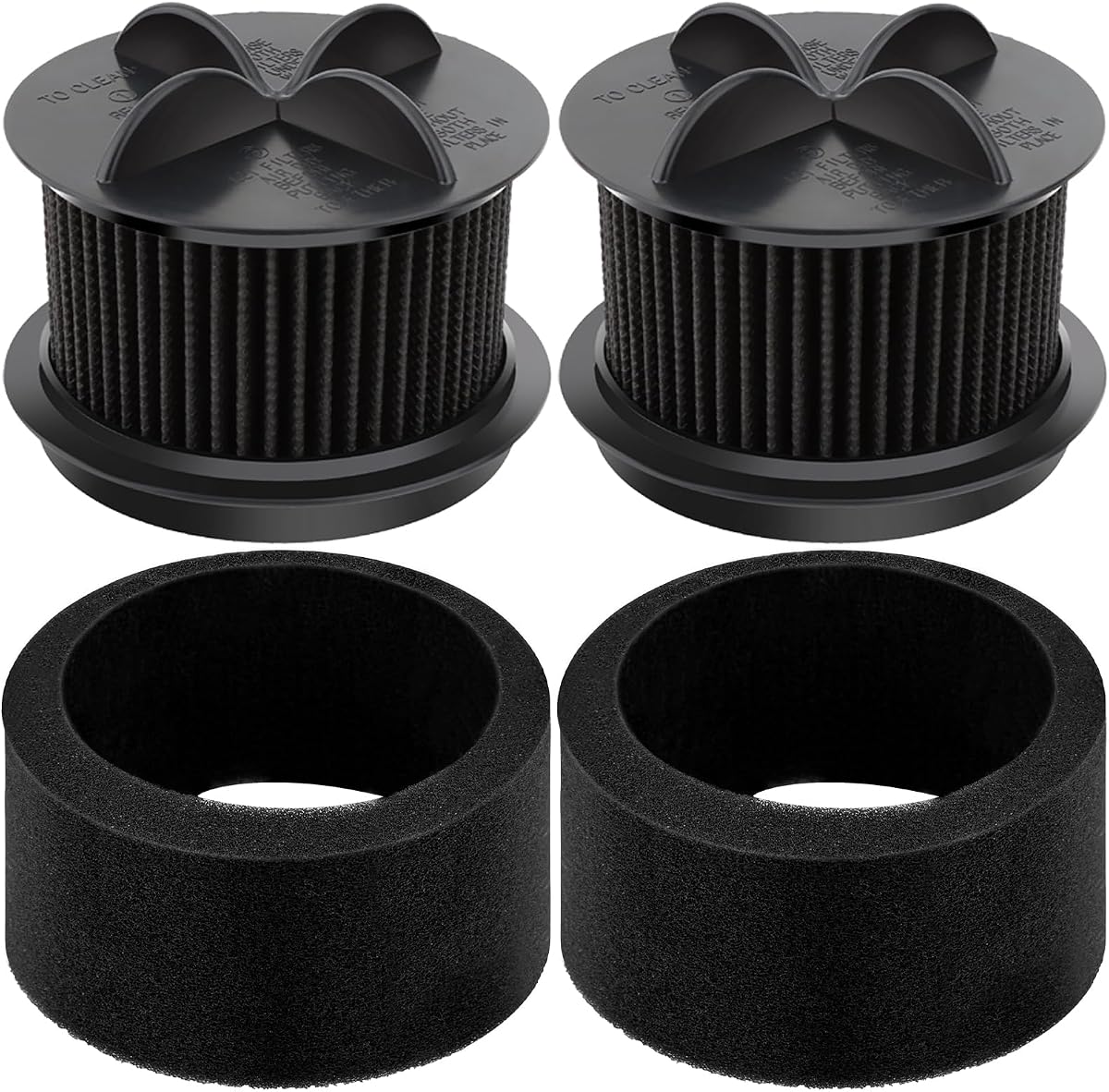 Artraise Replacement Filter for Bissell Style 10 for Bissell Style 9 & 12 | Powerforce Filter Vacuum Cleaner Part # 2031085ES, 203108532065,2031183,32064 & 32065, 2 Pack Outer Foam & Inner Filters