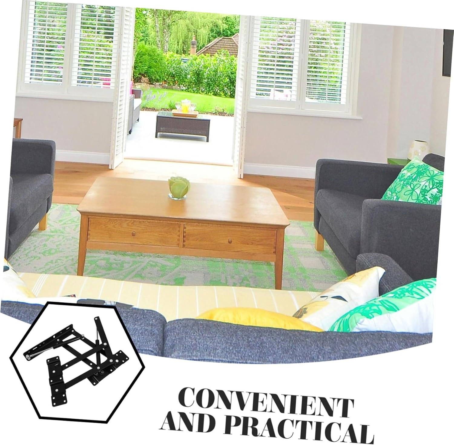 Floating Shelf Brackets Heavy Duty Brackets for Wall Shelves Easy Installation Comprehensive Hardware for Living Room Office Dining Room Use