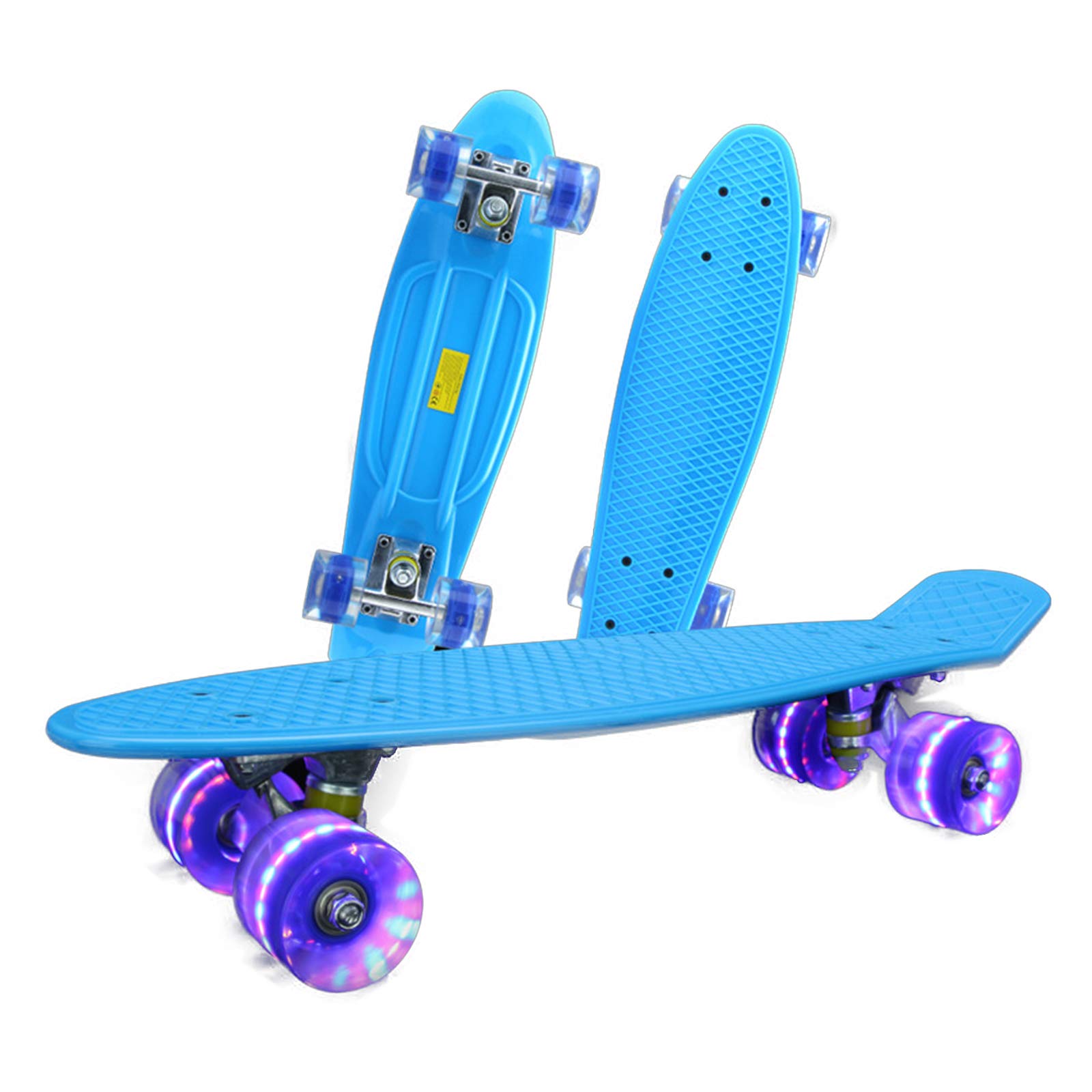 Skate débutant rose 21" antidérapant supportant 330Lbs pour apprendre sans tomber