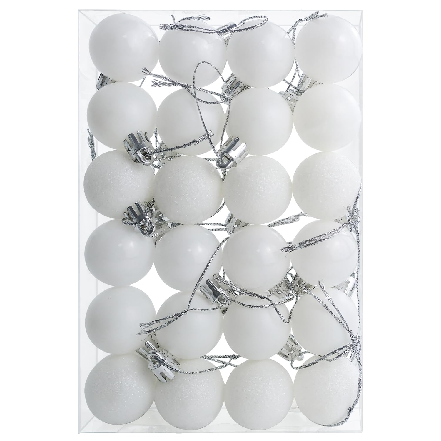 Set di 30 palline di Natale, decorazioni natalizie, Palle Albero di Natale Blu Decorazioni,per