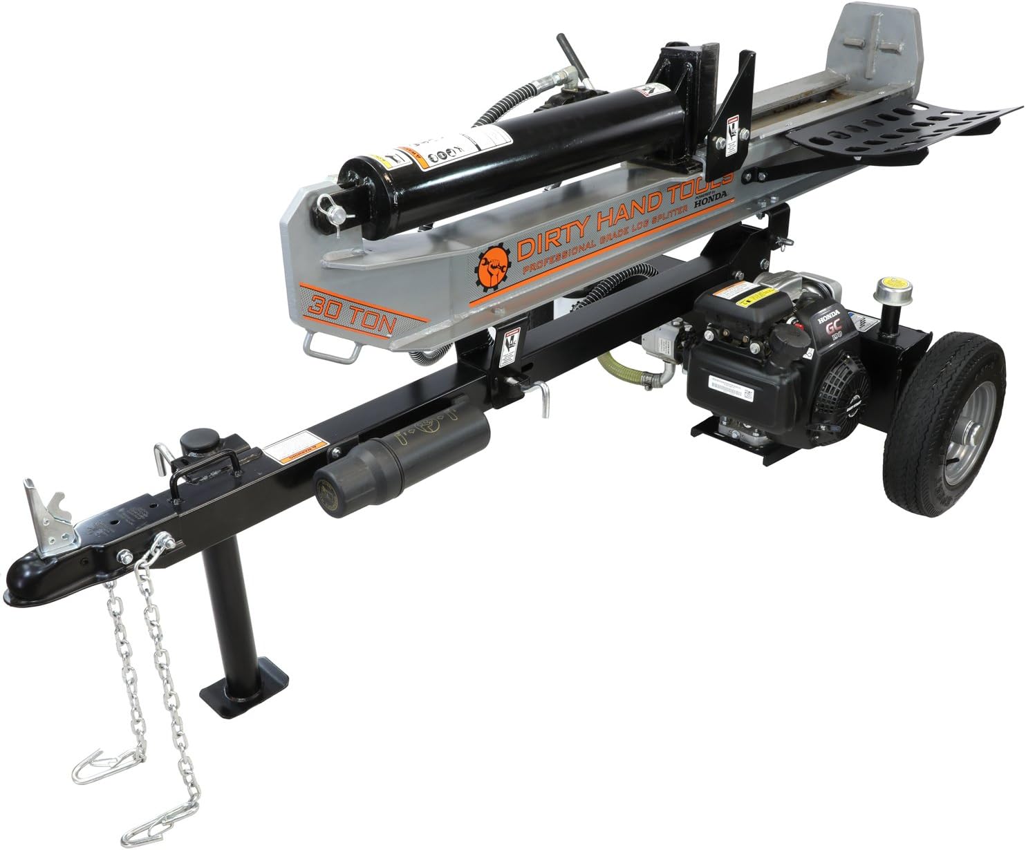 107040 30 Ton Log Splitter, Gray