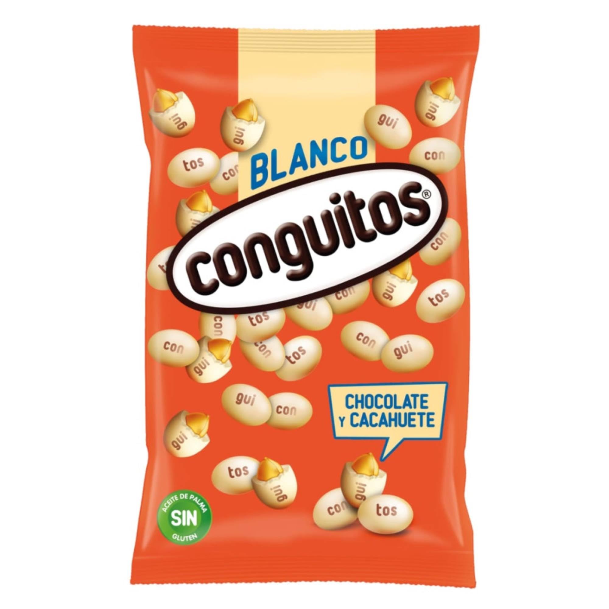 Conguitos Blancos Cacahuete con Chocolate - 1000 gr