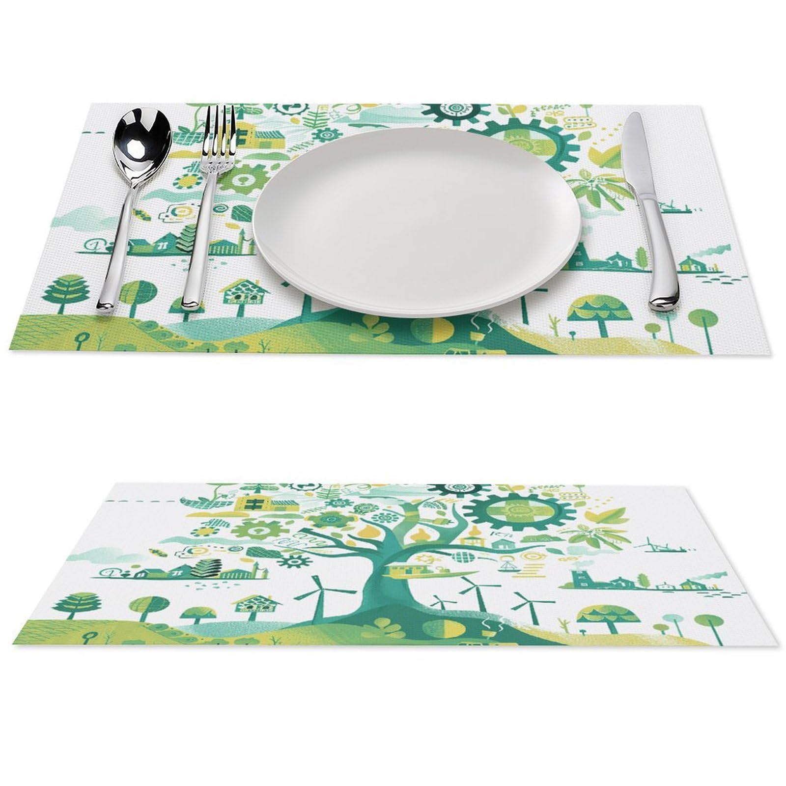 Sets de table haute qualité Green Gear au design durable pour sublimer votre salle à manger