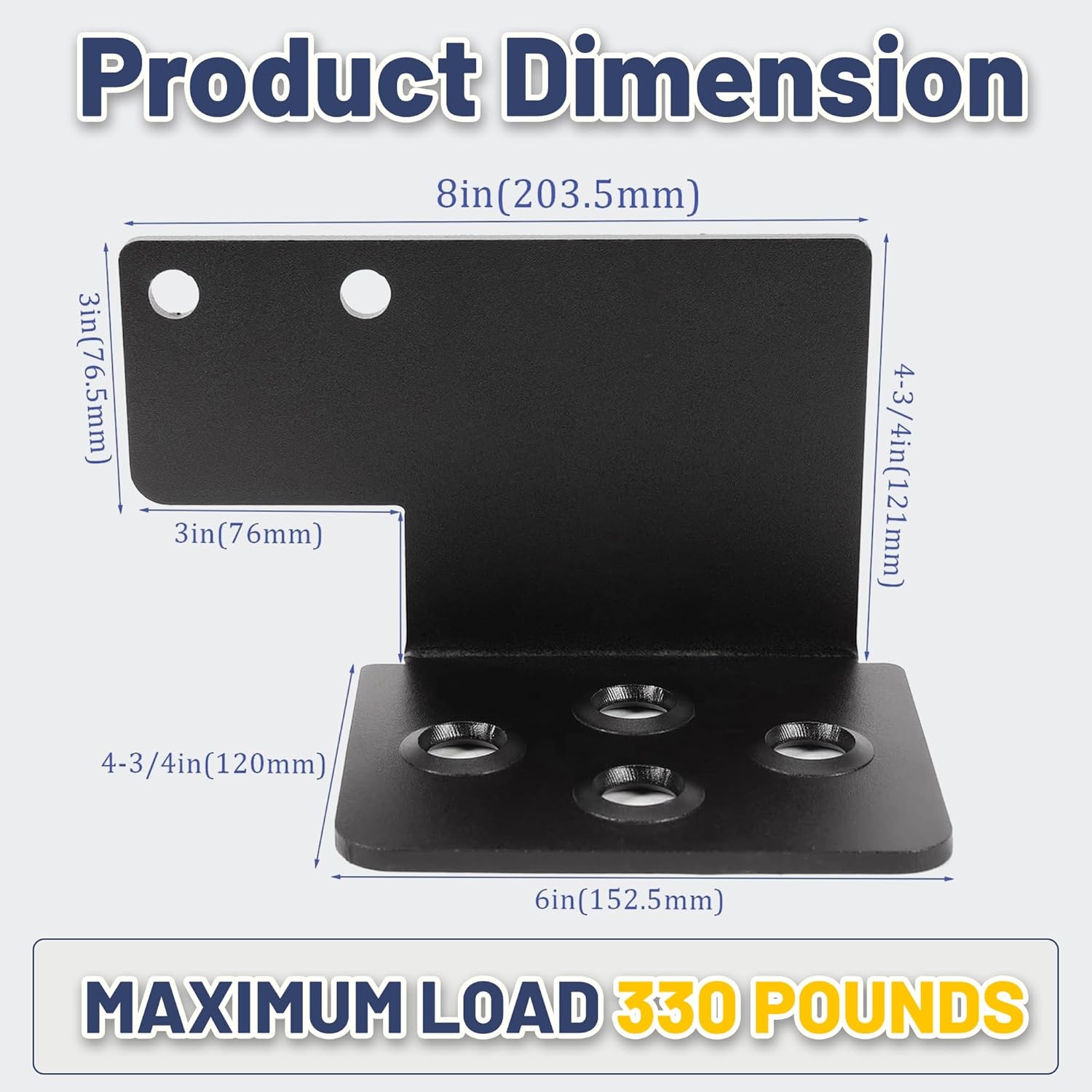 KUAFU Tractor Step Compatible with Massey Ferguson GC 17xx Sub Compact with Front End Loader Left Side 330 Pounds Maximum Load Powder Coated Steel