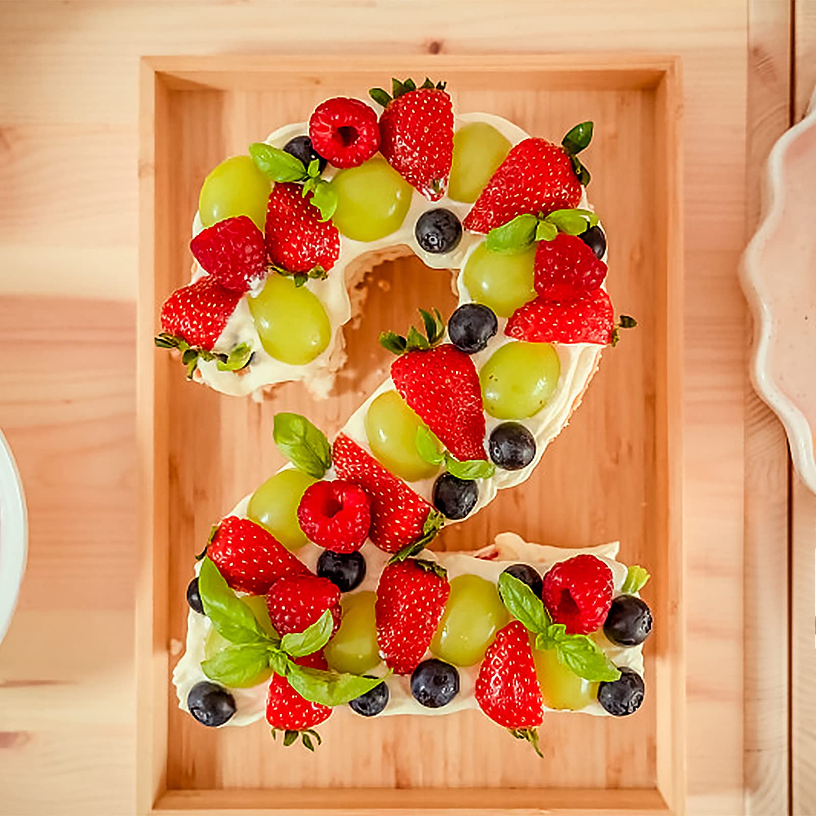 Stencil Numeri Per Torte | Set Da 9 Pezzi (0-8) | In PET | Per Decorazione Dolci Fai Da Te - Foto 6