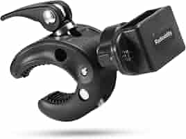 Beufee Supporto Per Walkie-Talkie Per Moto, Radio Bidirezionale Per Bici, Supporto Per Bici, Morsetto Radio Portatile Regolabile Per Radio Bidirezionale, Nero