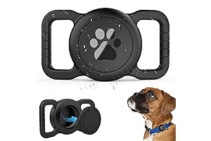 Waterproof Apple AirTag Dog Collar Holder for All Width Collars