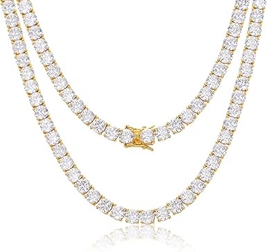 【この価格は7/25まで】モアサナイト　テニスネックレス　45cm 3mm 69a6d90758341707a2d4cbbb2d5421